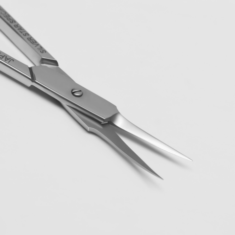 Ножницы для кожи зауженные лезвия НСС-5 Silver Star 00180= — фото 5