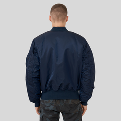 Бомбер Alpha Industries MA-1 Replica Blue (Синий)