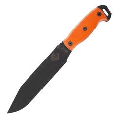 Фото Нож с фиксированным клинком Ontario RD7, сталь 5160, рукоять G10, orange/black