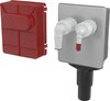 Alcaplast APS6 Сифон для стиральной машины под штукатурку для DN40 и DN50, нержавеющая сталь