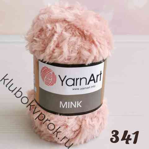 YARNART MINK 341, Персиковый
