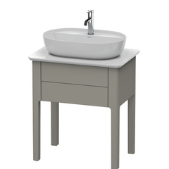 Duravit Luv LU956009292 База напольная, 743x688x450, 1 выдв.ящик, цвет каменно-серый шелковисто-матовый фото