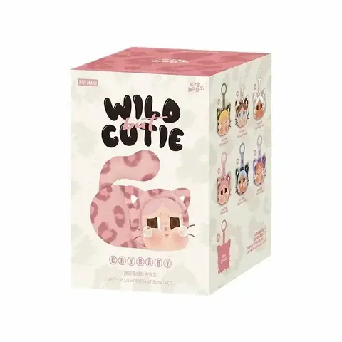 Случайный плюшевый брелок POP MART Crybaby — Wild But Cutie