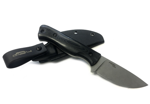 Шкуросъёмный нож N.C. Custom Fang Black, SW G10
