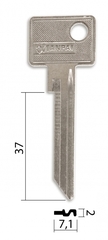 Заготовка английского ключа 10371 PET-1 PTZ1R PEK1L PTR1S КНР