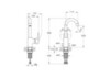 VitrA Flow Soft A43160EXP Смеситель для раковины с поворотным изливом, хром