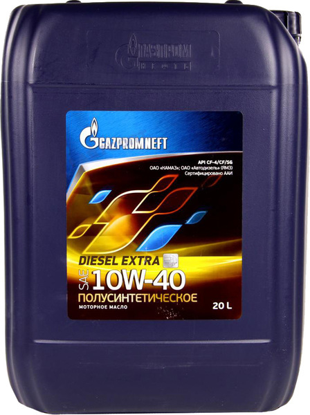 Моторное масло Gazpromneft Diesel Extra 10w40 полусинтетическое 20л