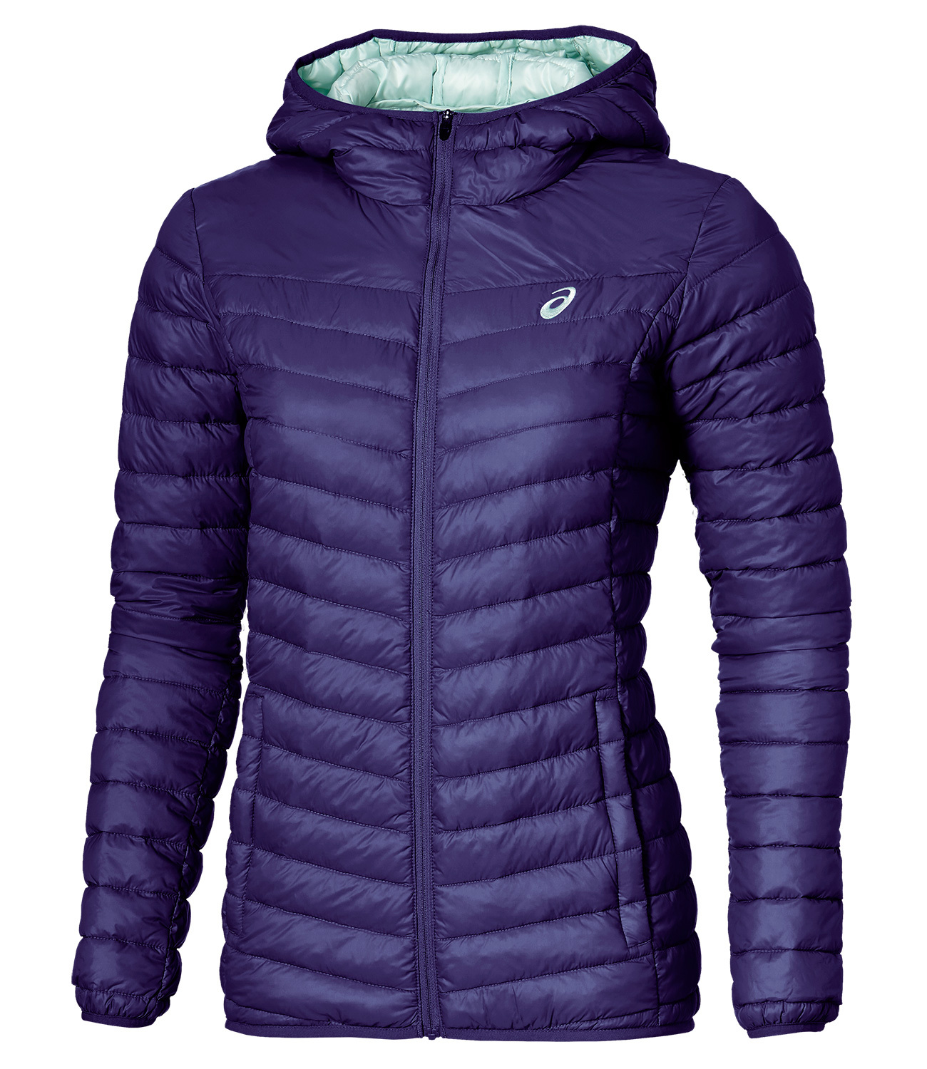 ASICS PADDED JACKET женская утепленная куртка фиолетовая - 2