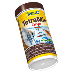 TetraMin Crisps (чипсы) основной корм для всех видов аквариумных рыб (250мл)