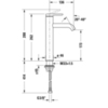 Duravit C11030002010 Смеситель для раковины однорычажный