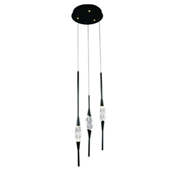 Подвесной светильник Pezzo 3 pearl black