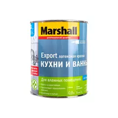 Краска для кухни и ванной латексная Marshall матовая база BC
