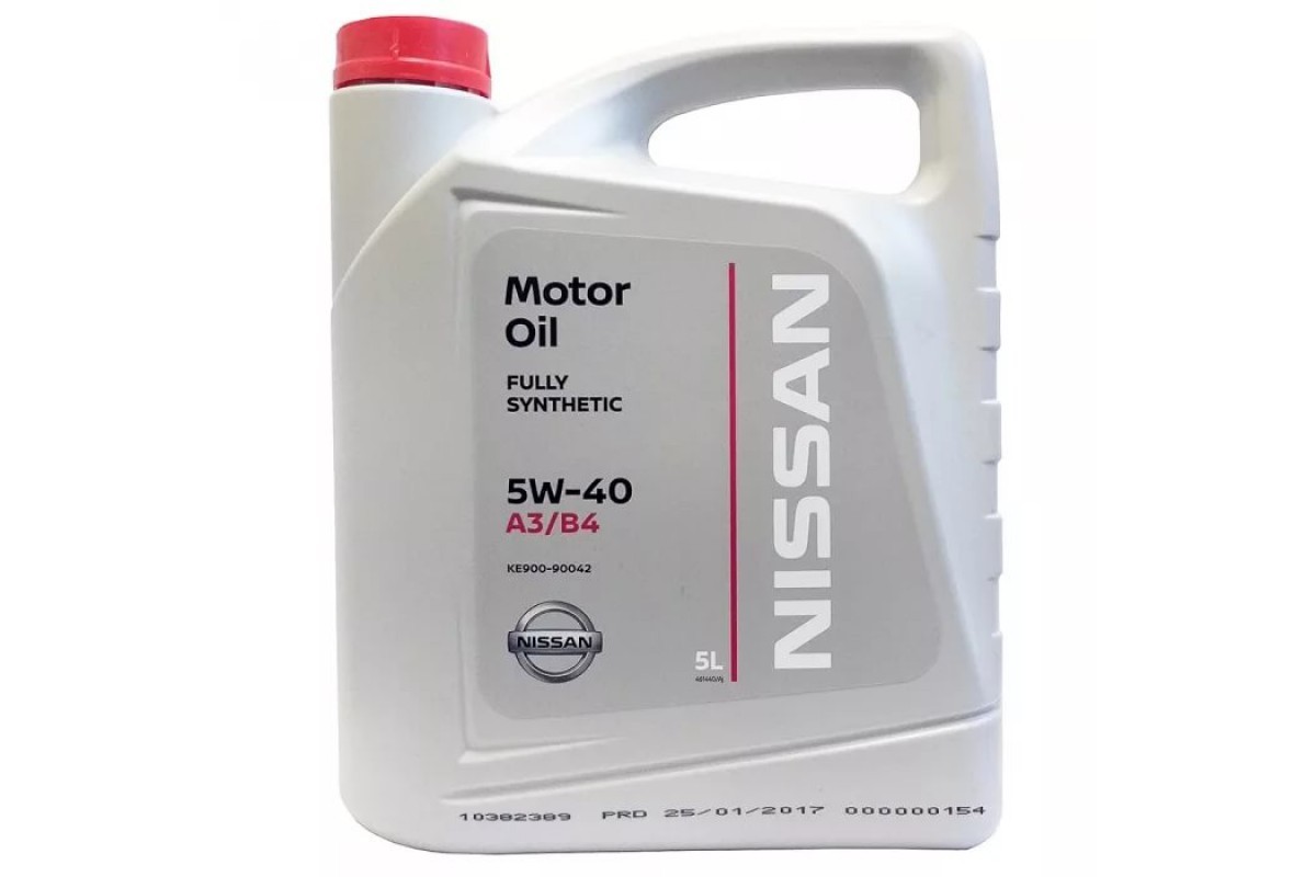 Моторное масло для Ниссан Nissan Motor Oil 5W40 синтетическое 5л