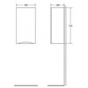 BelBagno Fly FLY-MARINO-750-1A-SC-BL-P-L Шкаф подвесной, 40x28, цвет: белый