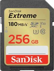 Карта памяти SanDisk 256GB Extreme SD UHS-I 4K