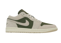 Air Jordan 1 Low Medium Olive Sail Light Orewood