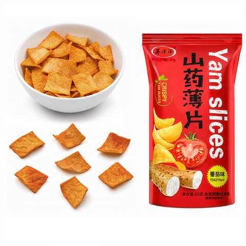 Чипсы из ямса с томатным вкусом ShuYangYang (SYY1001) 1кор*8бл*20шт, 33гр