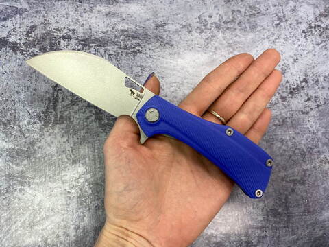 Складной нож Скорпион, сталь K110, G10, wharncliffe