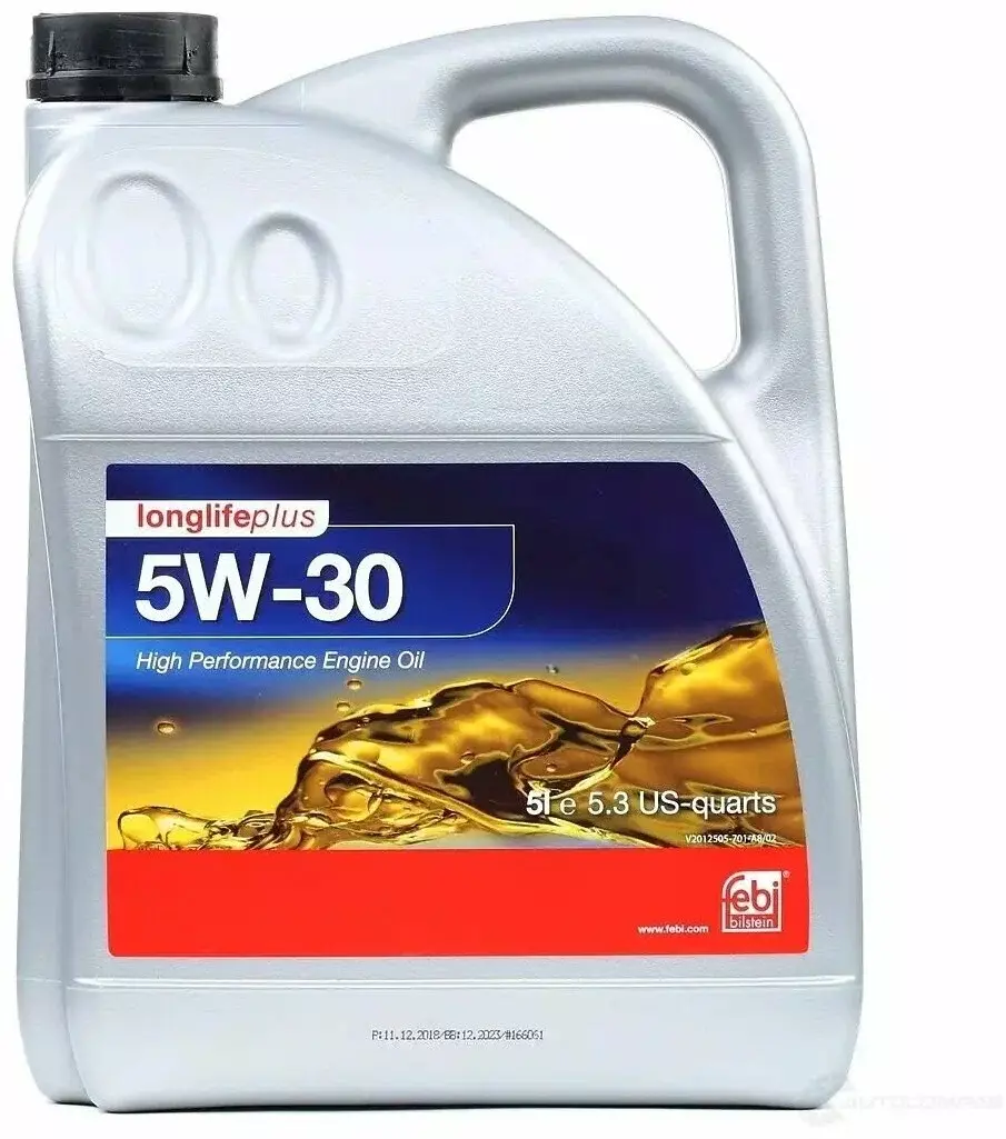 Масло моторное FEBI Longlife Plus 5W-30 синтетическое 5 л