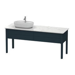 Duravit Luv 380800000 Раковина на столешницу 800мм , без перелива,с площадкой, с 1 отв. под смеситель,цвет белый фото