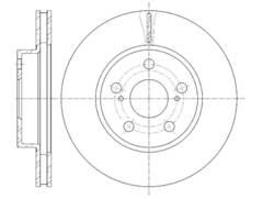 Диск тормозной вентилируемый G-brake  GR-20413