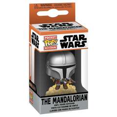 Брелок Funko Pocket POP! Star Wars. Mandalorian: Mandalorian w/Blaster