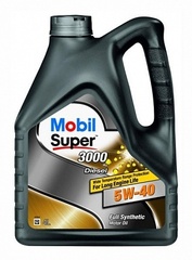 Моторное масло MOBIL Super 3000 X1 Diesel 5W-40 Синтетическое 4 л
