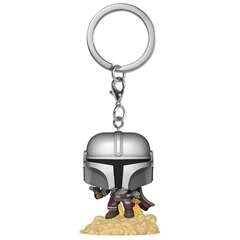 Брелок Funko Pocket POP! Star Wars. Mandalorian: Mandalorian w/Blaster