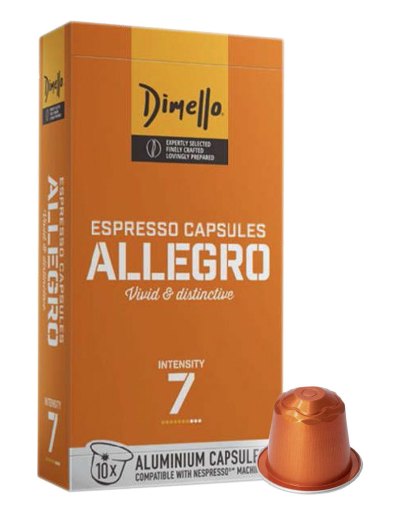 Dimello Кофе в капсулах Allegro 10 шт. - 4 уп.
