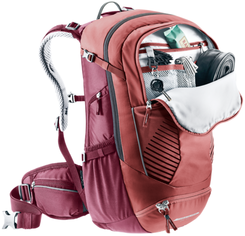 Картинка рюкзак велосипедный Deuter Trans Alpine 28 SL Caspia/Maron - 4