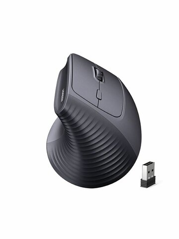 Вертикальная мышка  UGREEN M571 (55916) Wireless Vertical Mouse 2.4 GHz, черный