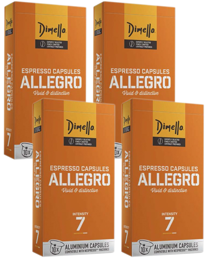 Dimello Кофе в капсулах Allegro 10 шт. - 4 уп.
