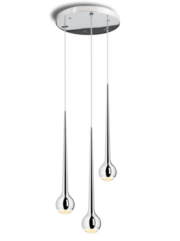 люстра Tobias Grau Falling Waters ( 3 lamps+silver )
