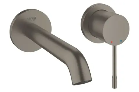GROHE Essence 29192AL1 Внешняя часть смесителя для раковины скрытого монтажа, на 2 отверстия, M-Size, темный графит матовый