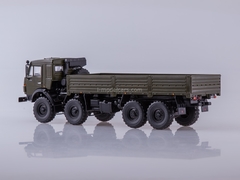 KAMAZ-6350 Mustang 8x8 flatbed truck khaki 1:43 PAO KAMAZ