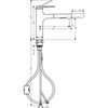Hansgrohe Zesis M33 74801800 Смеситель для кухни, сталь