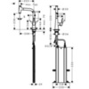 Hansgrohe Metris Select M71 73802800 Смеситель для кухни с выдвижным изливом и лейкой