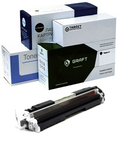 Картридж CE310A/Canon 729BK OEM