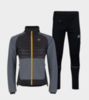Мужской лыжный костюм Noname Hybrid 22 Elite black-grey - 1