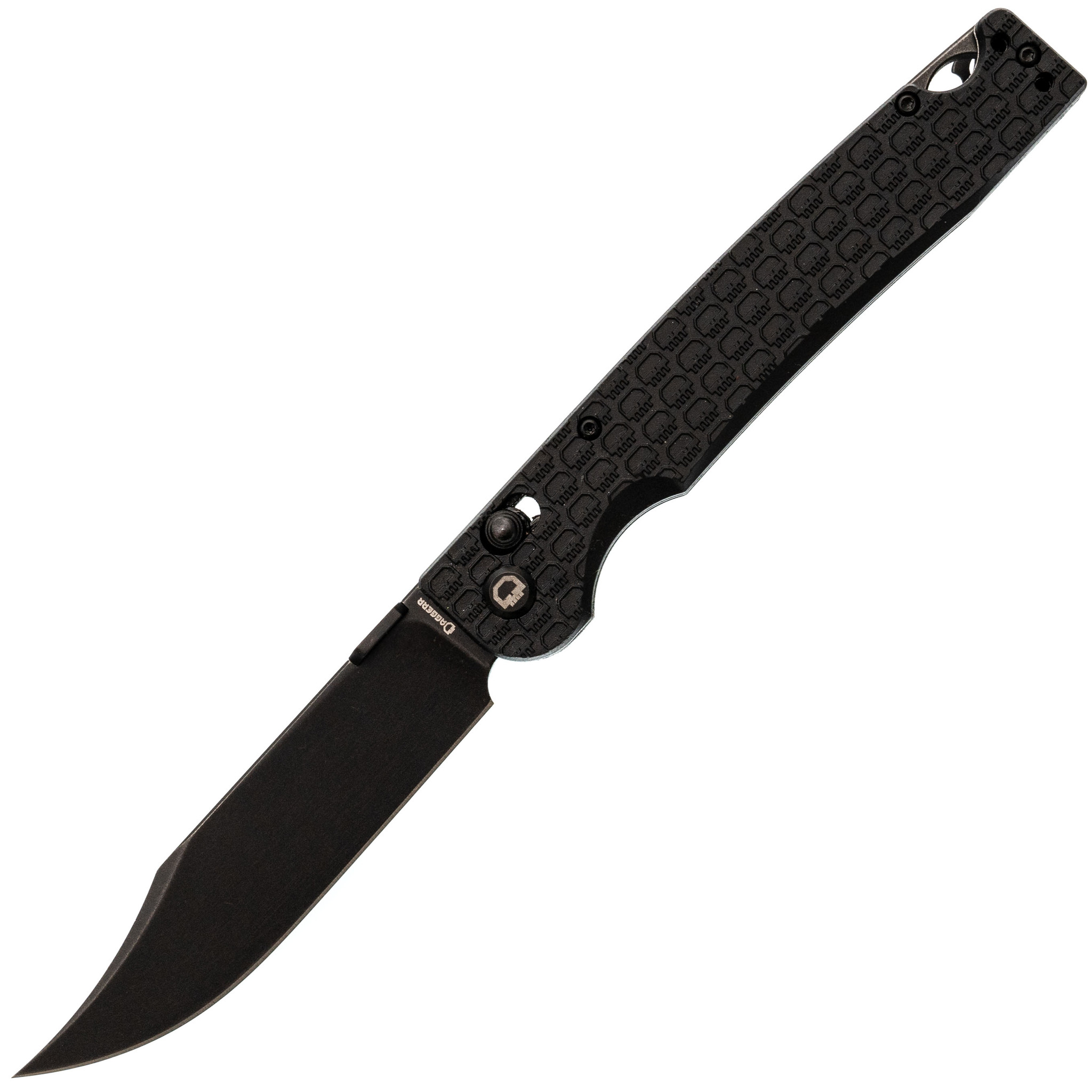 Складной нож Daggerr Pike All Black DL, сталь 8Cr14MoV, рукоять термопластик FRN, черный