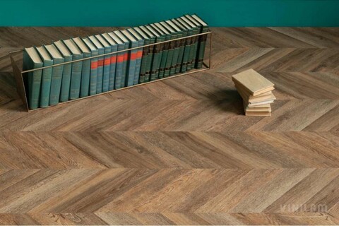 Виниловый ламинат Vinilam - Parquet Chevron Шеврон Нормандия (RI153610CL4-2.5)