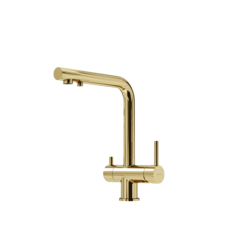 Sancos Foster SC4014ZG Смеситель для кухни с краном для фильтрованной воды, цвет: полированное золото фото