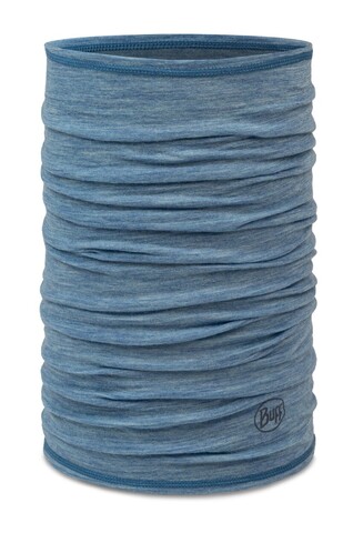 Картинка шарф-труба Buff Wool lightweight Solid Lake Blue - 1