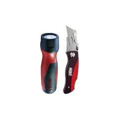 Нож складной + фонарь BESSEY DBKPH-TL-EU