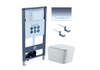 Aquatek SET Aquatek ЛИБРА N PNS-07 4в1 (рама INSP-0000001 +крепёжKKI-0000002 +клавиша PNS-0000007 +унитаз AQ0530N-00 ЛИБРА с тонким сиденьем soft-close)
