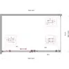BelBagno SOFT_CLOSE-2-AH-1-160/100-C-GM Душевой уголок