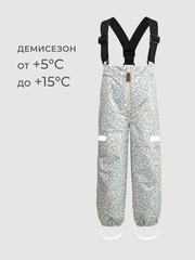 Брюки непромокаемые Mjölk Blue leopard
