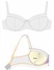 Бюстгальтер балконет Honey H37-17-L белый