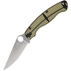 Фото Складной нож Spyderco Military 2 Salt, сталь Magnacut, рукоять G10, черно-желтый