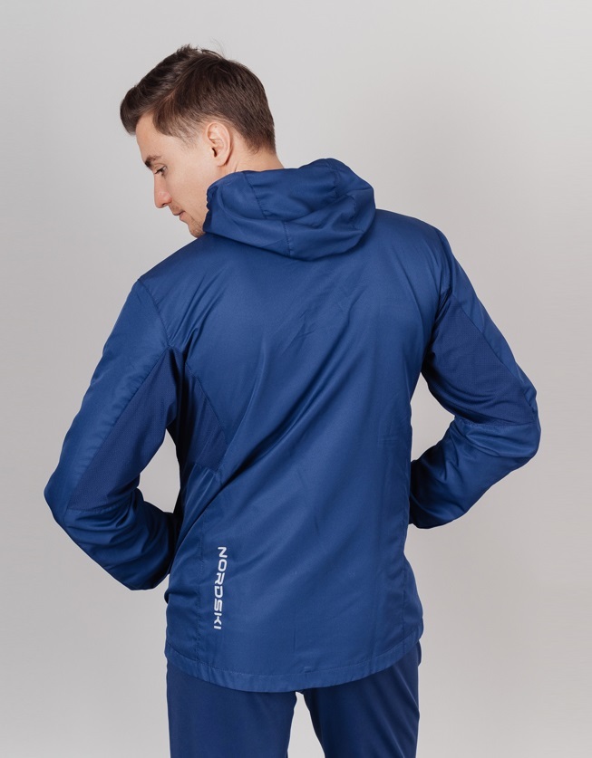 Nordski Run куртка для бега мужская Navy-Blue - 2